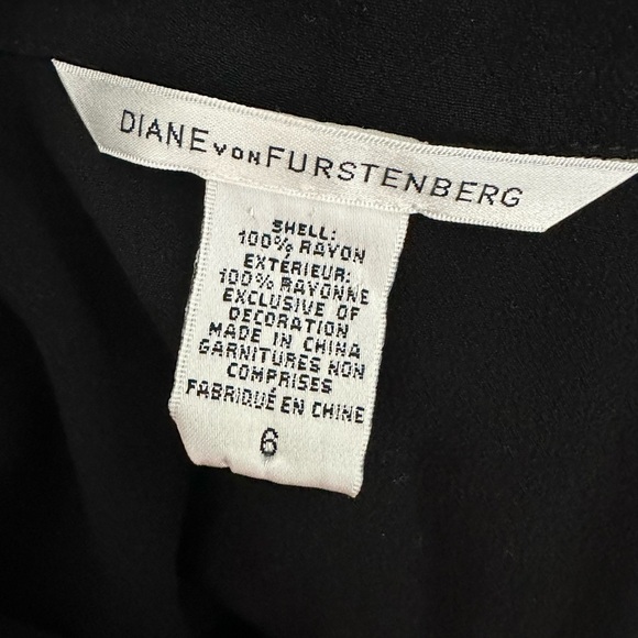 Diane Von Furstenburg Black Veda Dress - Picture 8 of 11